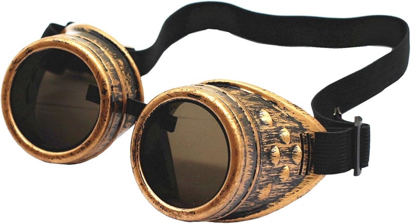 DDlife New Sell Vintage Steampunk Goggles Glasses Mad Scientist Goggles for Cosplay Costumes - Image 1